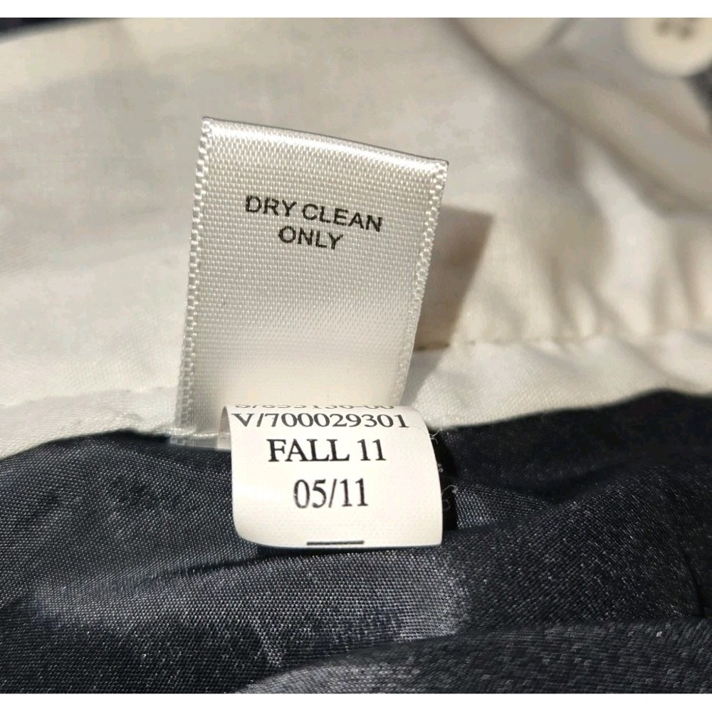 Banana Republic Jackson Fit Dress Pants Size 4 Womens Wool Lined Black - Picture 7 of 11